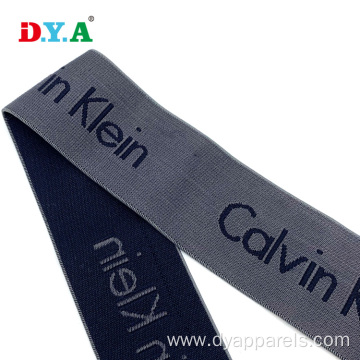 38mm Gray Jacquard Waistband Elasticated